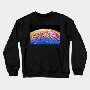 Soap Bubble Close Up Crewneck Sweatshirt